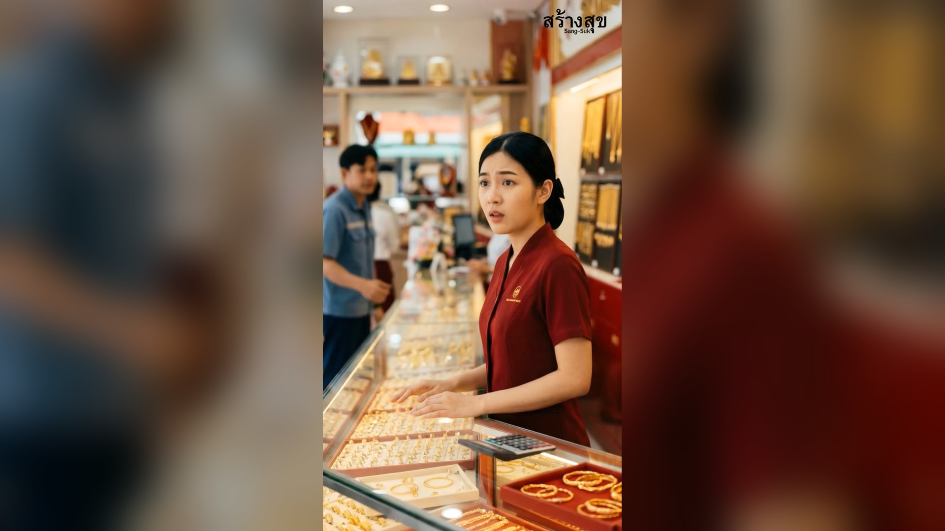 N0706031_ใส เส อเก าเข าร านทอง..แต พน กงาน ร บล อกถาดโชว ท นท_part2